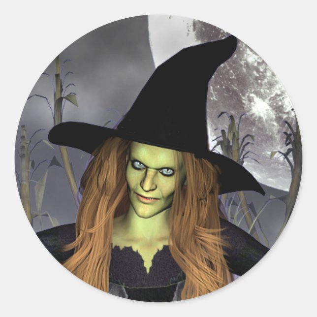 Stickers Conjuration Classique Sorcière (Devant)