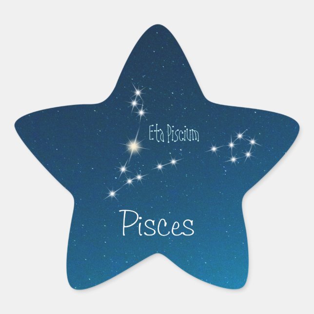 Stickers Constellation Pisces (Devant)