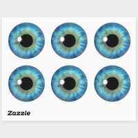 Stickers Cool Eyeball Blue Eye Iris
