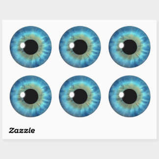 Stickers Cool Eyeball Blue Eye Iris