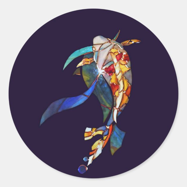 Stickers Cool Koi Fish dans l'espace droit (Devant)