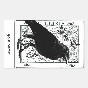 Stickers corbeau et croix