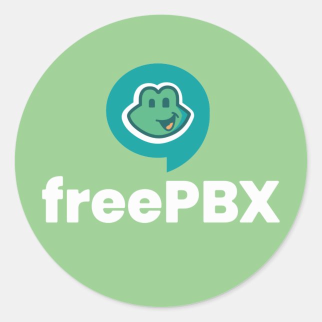 Stickers couleur Logo FreePBX (Devant)