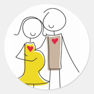 Stickers Couple attendu