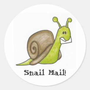 Stickers Courrier d'escargot