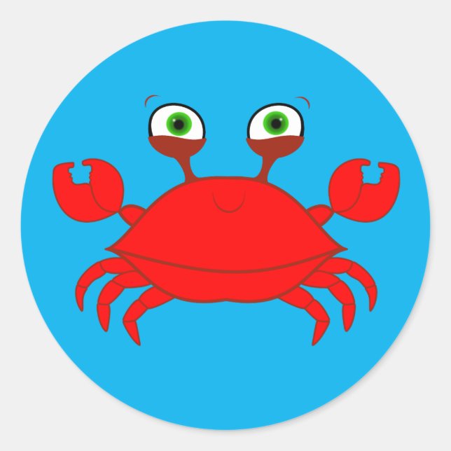 Stickers crabe rouge (Devant)
