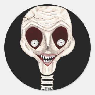 Stickers crâne Ghoulish