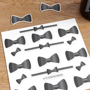 Stickers Cravate Cute Bow sur mesure en vinyle cou