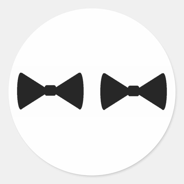 Stickers "Cravates double-arc" (Devant)