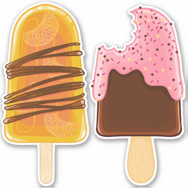 stickers Crème glacée Popsickers (Devant)