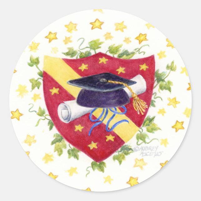 Stickers Crest Graduation (Devant)