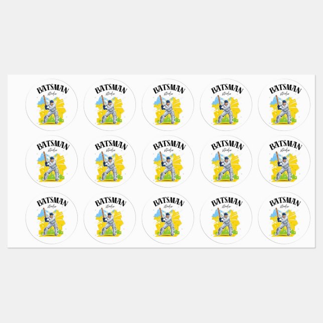 Stickers cricket 2024 (Feuille)