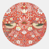 Stickers Crimson Strawberry Thief