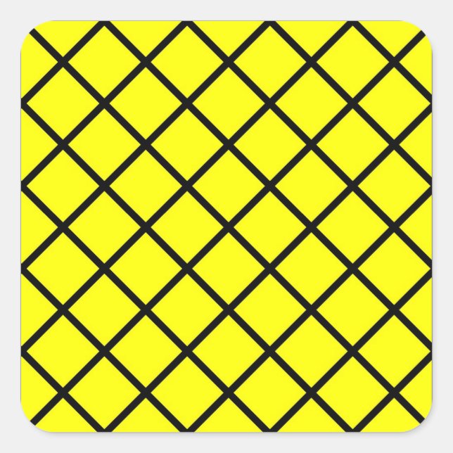 Stickers croix de Crises Noires Jaunes (Devant)