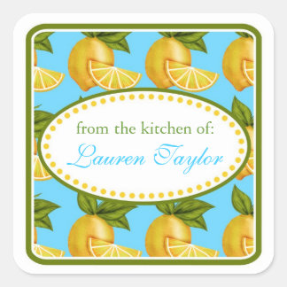 stickers cuisine citron