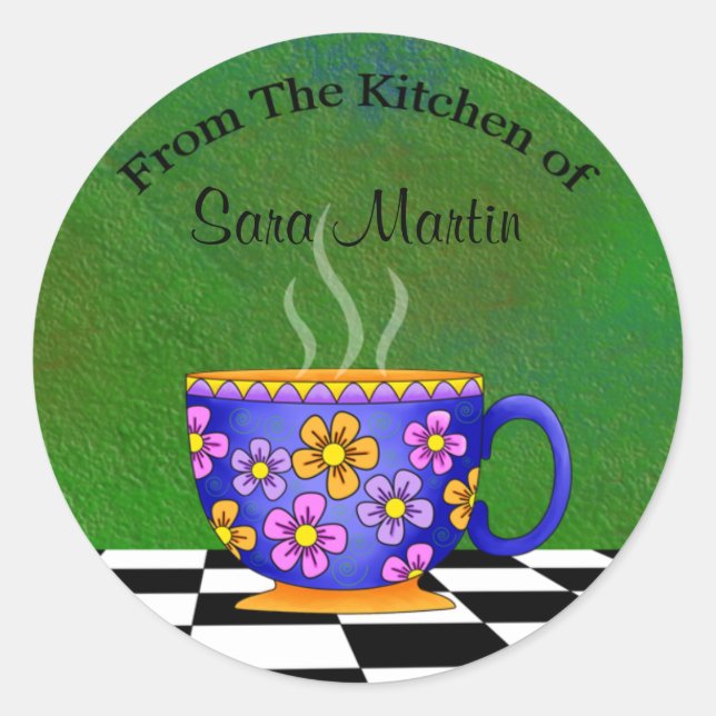 Stickers cuisine en latte (Devant)