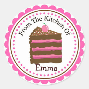 Stickers cuisine gâteau au chocolat