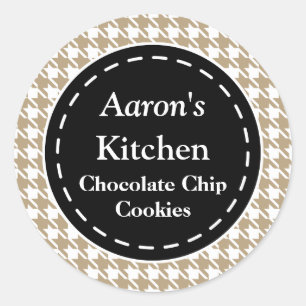 Stickers cuisine Houndstooth
