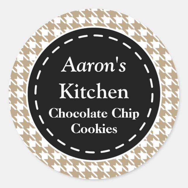 Stickers cuisine Houndstooth (Devant)