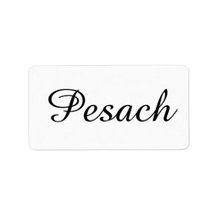 Stickers cuisine Kosher Étiquette Pesach Pâque