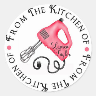 Stickers Cuisine Mélangeur Personnalisé