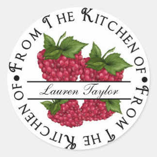 Stickers Cuisine Personnalisée - Framboises