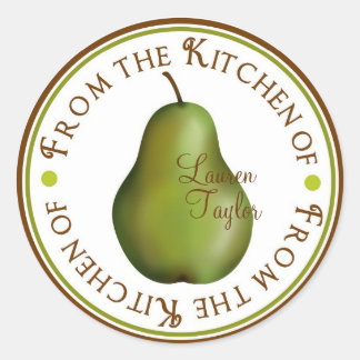 Stickers Cuisine Personnalisée - Poires