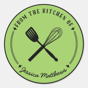 Stickers cuisine personnalisée Whisk et Spatula