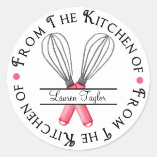 Stickers Cuisine Whisk Personnalisé
