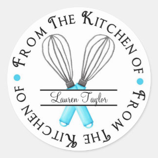 Stickers Cuisine Whisk Personnalisé