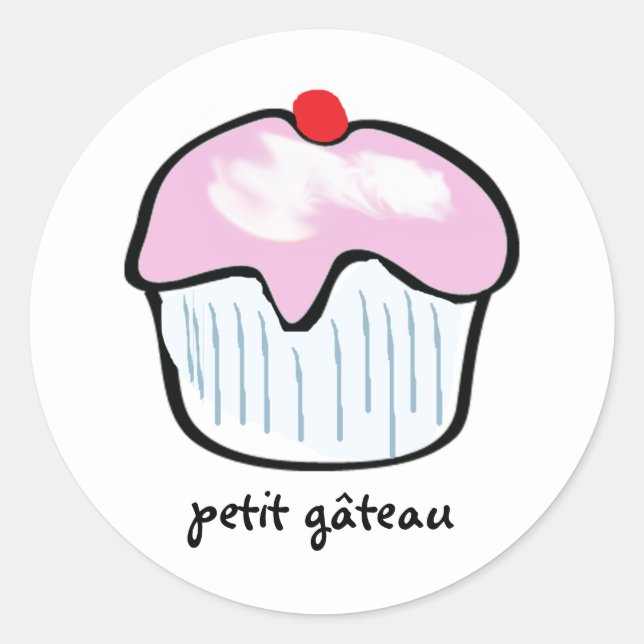 Stickers Cupcake (Devant)