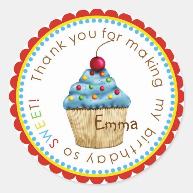 Stickers Cupcake Dreamy (Devant)