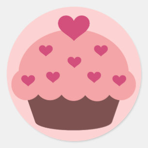 Stickers Cupcake Love