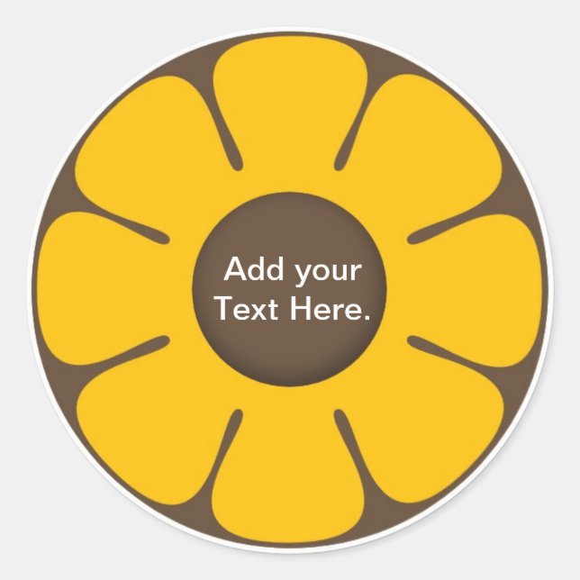 Stickers Cupcake Party Anniversaire (Devant)