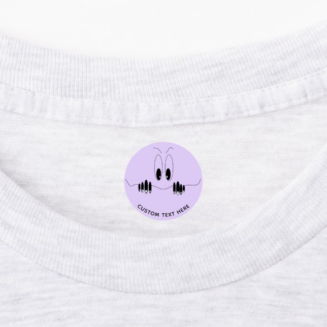 Stickers Curiosity Fundy Smile - Texte Personnalis (Apposé)