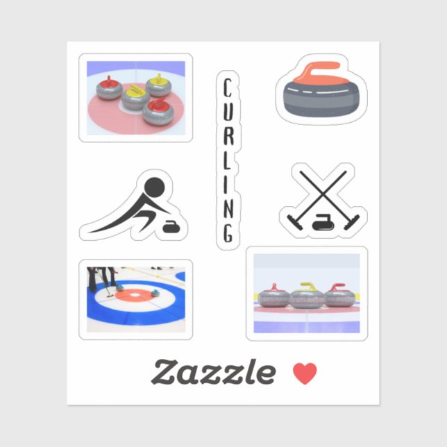 Stickers Curling (Feuille)