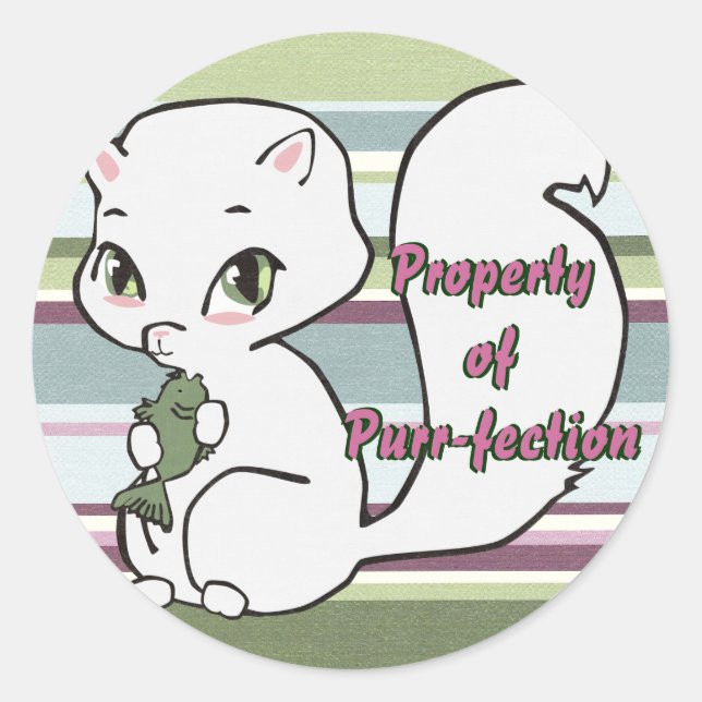 Stickers Cutie Cat (Devant)