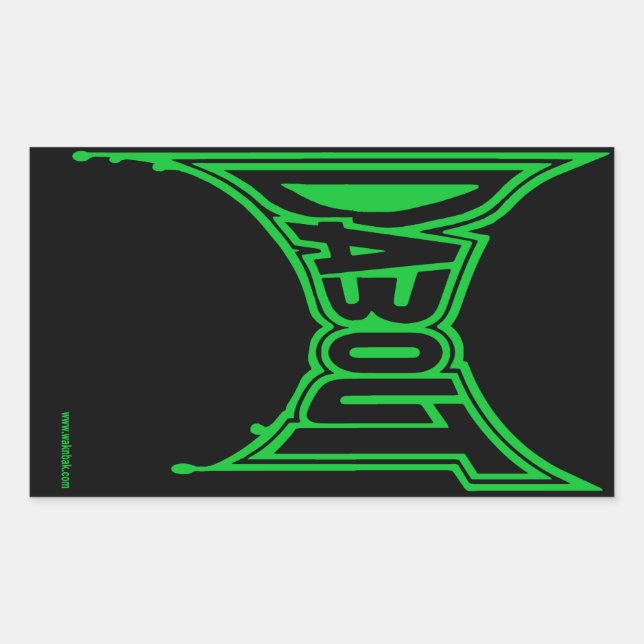 Stickers "Dab Out", Glossy (Devant)