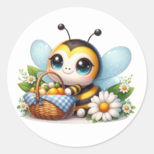Stickers d'abeilles mignonnes