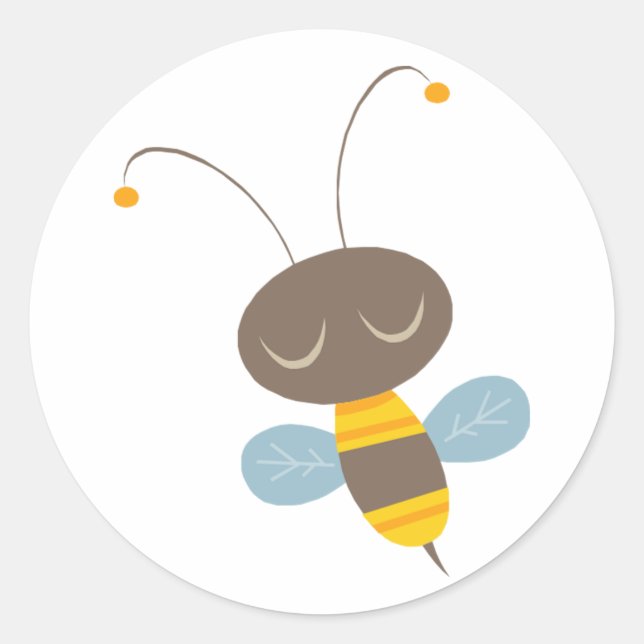 Stickers d'abeilles mignonnes (Devant)