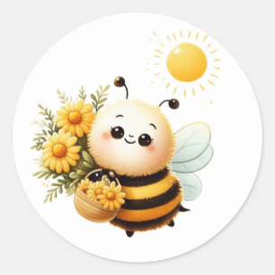 Stickers d'abeilles mignonnes