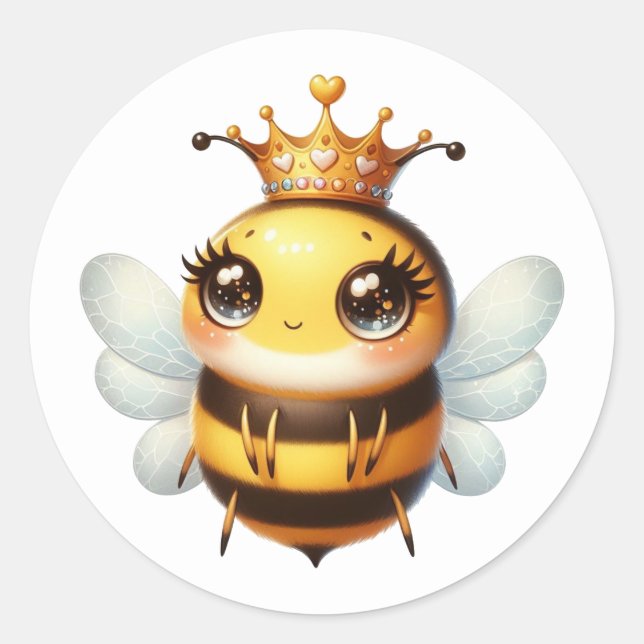 Stickers d'abeilles mignonnes (Devant)