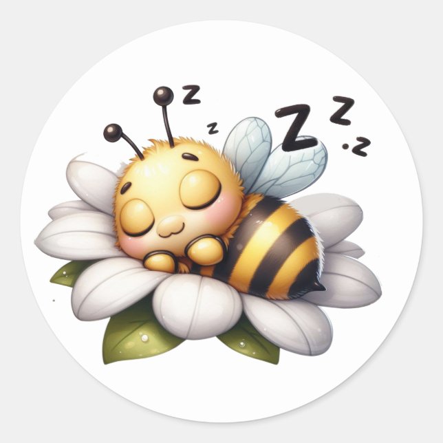 Stickers d'abeilles mignonnes (Devant)