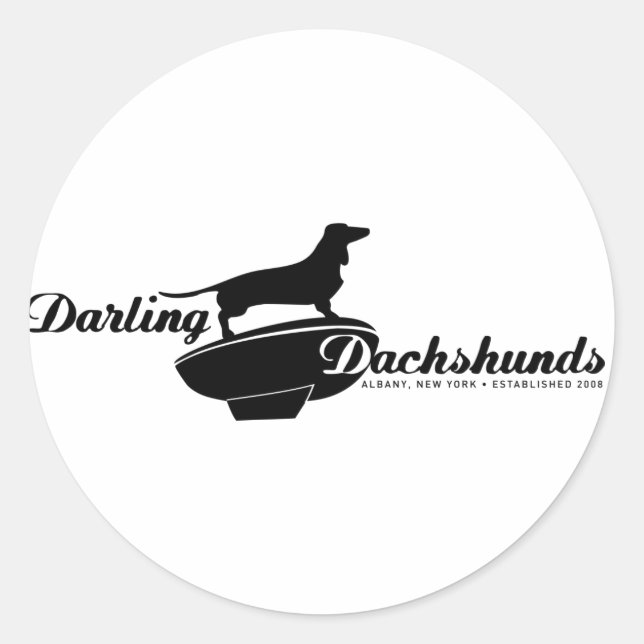 Stickers Dachshund (Devant)