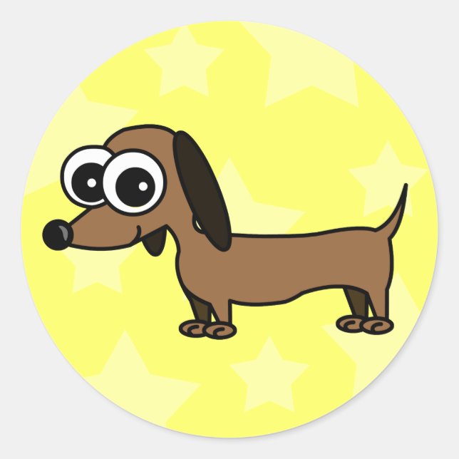 Stickers Dachshund (Devant)