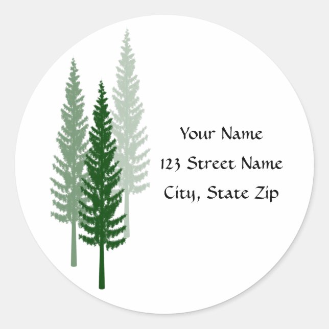 Stickers d'adressage des grands arbres (Devant)