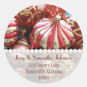 Stickers d'adresse d'ornement