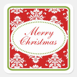 Stickers Damask de Noël