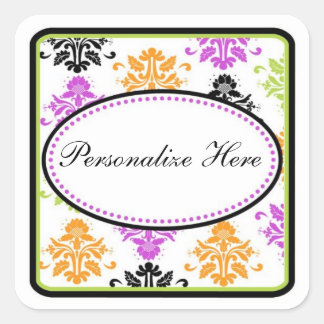 Stickers Damask-Halloween