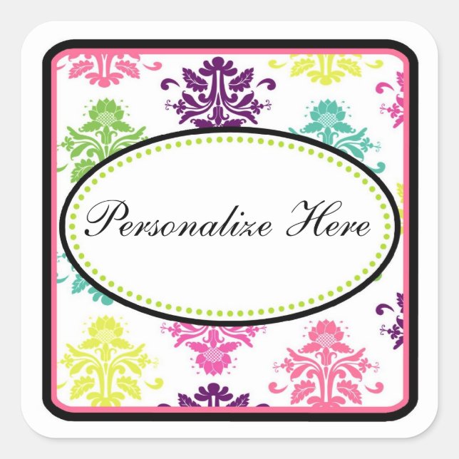 Stickers Damask - Multi couleurs (Devant)